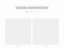 Tablet Screenshot of dustinhuntingtonphoto.com